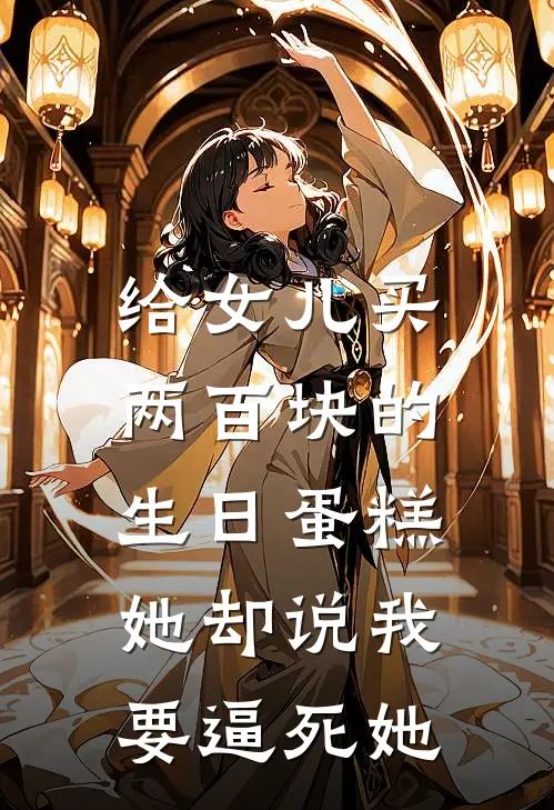 给女儿买两百块的生日蛋糕，她却说我要逼死她