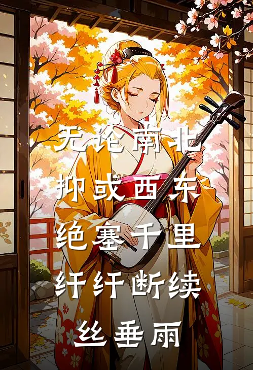 无论南北抑或西东绝塞千里,纤纤断续丝垂雨