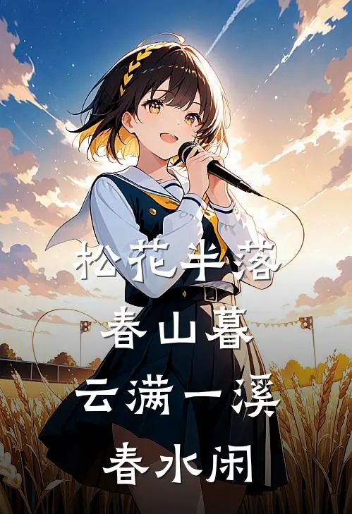 松花半落春山暮,云满一溪春水闲